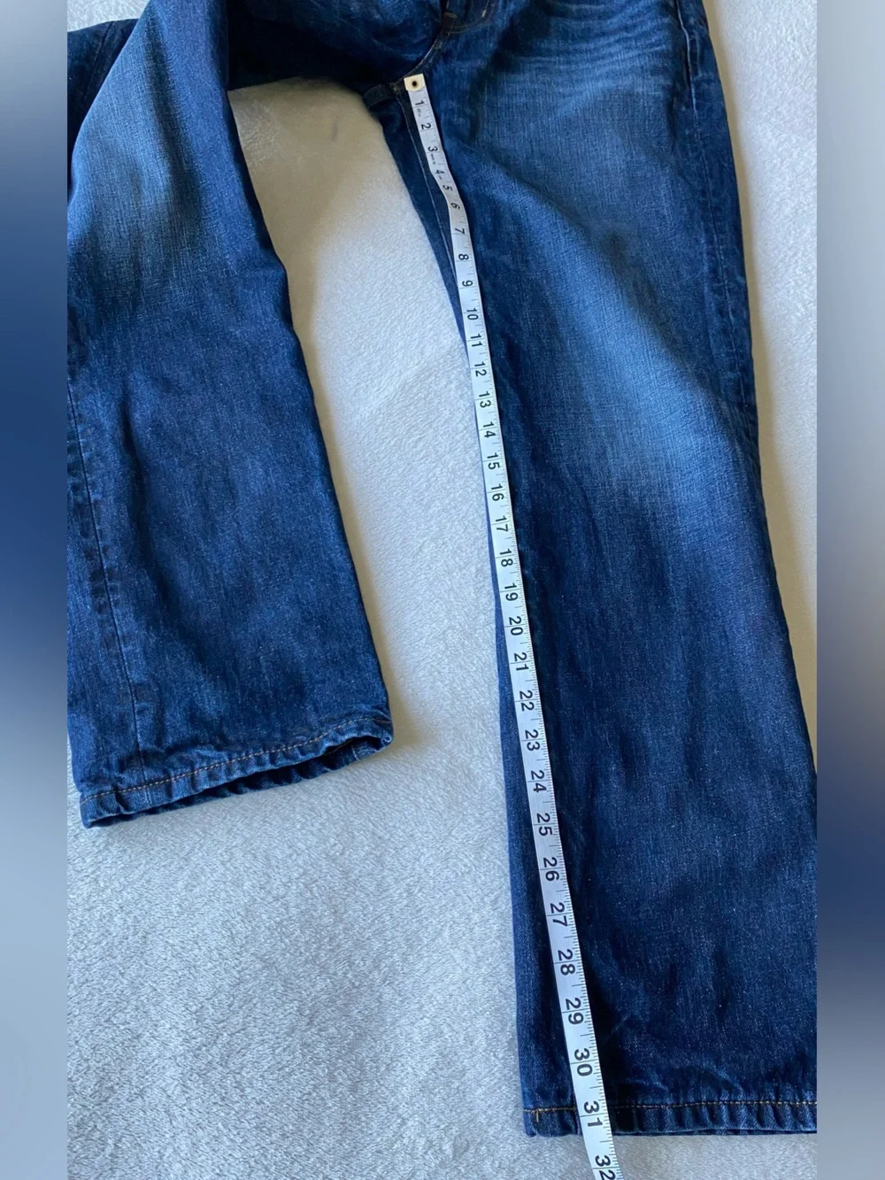 J.Crew Men’s Style 770 Jeans Kaihara Japanese Denim W32 L32 Dark Wash